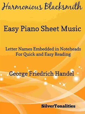 cover image of Harmonious Blacksmith Easy Piano Sheet Music